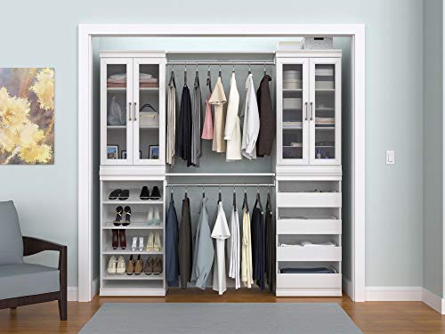 closetmaid modular stackable 4 drawer storage unit white