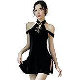 Temptshow Women's Chinese Cheongsam Cosplay Sexy Nightdress Anime Lingerie Pajamas