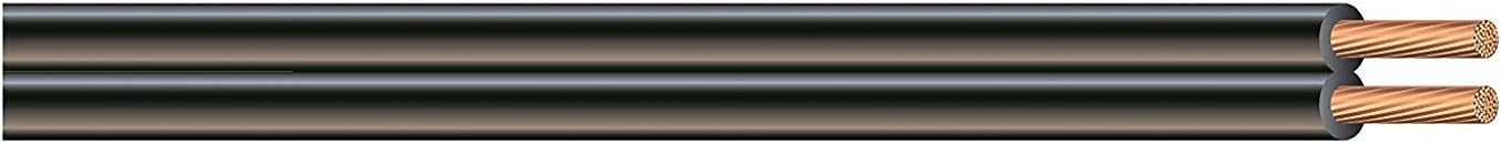 Southwire 55213443 100-Feet 12-Gauge 2 Conductor 12/2 Low-Voltage Underground Direct Burial Landscape Lighting Cable, Black - Electrical Wires - 