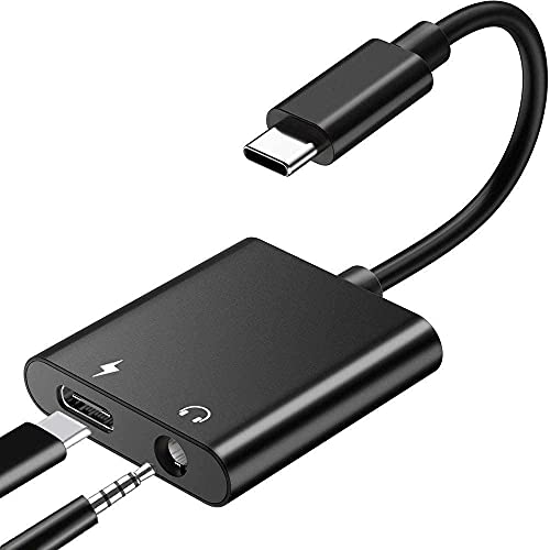 USB Type C to Headphone in Audio and Charger Adapter