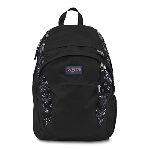 black bandana jansport backpack Superbreak Plus Fx - Jam Embroidery making this pack as functional as it is far out. Jansport Wasabai Backpack (Black Bandana)