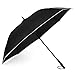 Golf Umbrella, 62 Inch Large Oversize Sport Umbrella Automatic Open Rain Wind Resistant UV Protection Stick Umbrella for Men, Women, Black