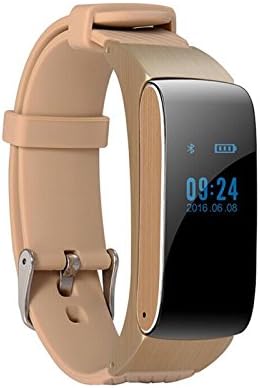 Fitness Tracker Watch for Android Pedometer Sleep Monitor Track Calories Burning 1 Watch 2 Use Easy Detachable Bluetooth Headset Phone Mate Sync Phone Message from Facebook Twitter What’s APP(Pink)
