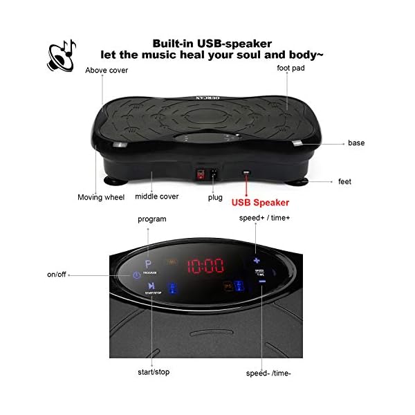 OURCAN-Vibration-Power-PlatesExercise-Equipment-For-Home-UseFull-Body-Ultra-Slim-Exercise-Vibration-Platform-180-Levels-Of-IntensityResistance-Bands-With-Handle-AddedWeight-Loss-Body-Toning OURCAN Vibration Power Plates,Exercise Equipment For Home Use,Full Body Ultra Slim Exercise Vibration Platform 180…
