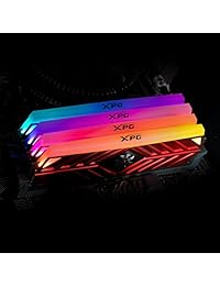 XPG SPECTRIX D41 DDR4 RGB 3200MHz 16GB (2x8GB) 288-Pin PC4-25600 Desktop U-DIMM Memory Retail Kit Red (AX4U320038G16-DR41)