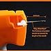 Molliy Clothes Tagging Gun Kit Price Tag Gun for Clothing(2 Pack) 5000 2 Inch Attachments and 10 Needles,Orange …
