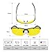 BLUPOND Night Vision Glasses for Driving For Men Women - Yellow Tint Anti Glare Glasses for Nighttime - Knight Visor