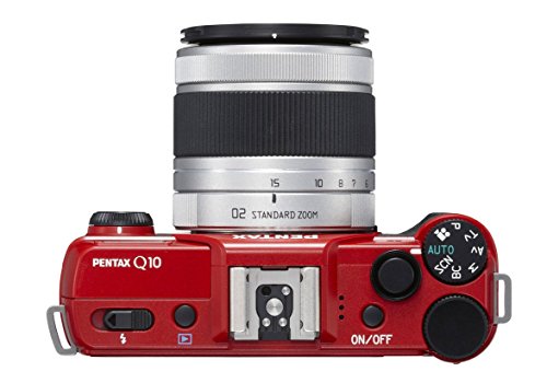 Pentax Q10 Mirrorless Digital Camera with 3-Inch LCD zoom lens kit 12.4MP (RED) (OLD MODEL) - Thumbnail 2