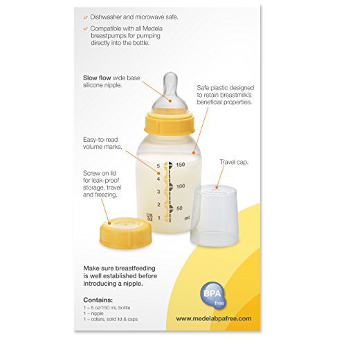 Medela Breastmilk Bottle, 5 Ounce