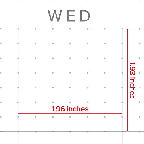 Large Dry Erase Wall Calendar - 44" x 25" - 2018 Jumbo 6 Month Task Organizer - Giant Erasable Oversized Planner for Home Office Business Class Room Dorm - Annual Quarter Yearly Undated Project Plan