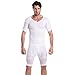 HOTER Mens Slim And Tight Super Soft Compression & Slimming Shaper V-Neck Compression Shirt