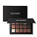 UCANBE Matte & Shimmer 15 Color Highly Pigmented Long Lasting Warm Neutral Eye Shadow Palette- Pro Neutral Eyeshadow Palette with 6pcs Eye Makeup Brush Set