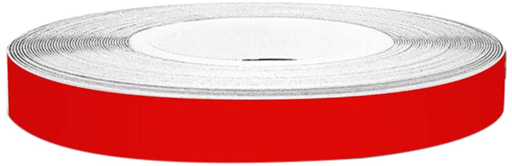 Refractive Wheel Trim for Car Wheels with Applicator Tool, Red