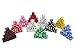 100 Assorted Dice 10 Colors 16 mm - Great for Gaming Casino Night
