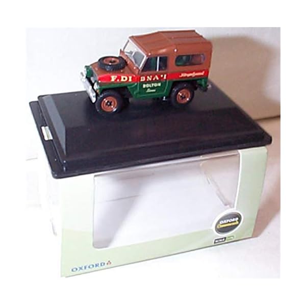 Oxford Land Rover 1/2 Tonne, leicht, Hardtop, 'Fred' Dibnah Auto, Maßstab 1:76, Eisenbahn-Modell, Druckguss-Modell