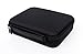 SHBC Portable Pocket Pistol Case with Rubber Handel,Compact Size and Foam Interior - Shockproof and Water Resistent - Fits Most Glock, Smith and Wesso