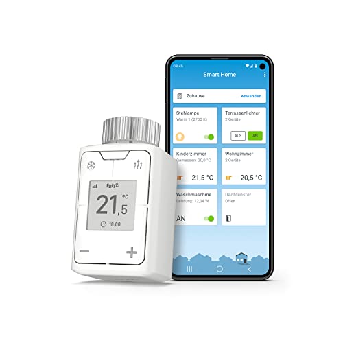 AVM FRITZ!DECT 302 (Intelligenter Heizkörperregler für das Heimnetz, für alle gängigen Heizkörperventile und FRITZ!Box mit DECT-Basis, FRITZ!OS ab Version 6.83)