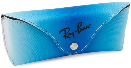 Ray-Ban RB4165 Square Non-Polarized Sunglasses,Brown On Grey, 55mm