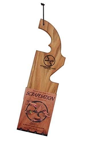 Scrapesation Wooden Oak Grill Grate Scraper