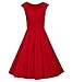 TOTINA Vintage 1950's Floral Spring Garden Party Picnic Dress Party Cocktail Dress
