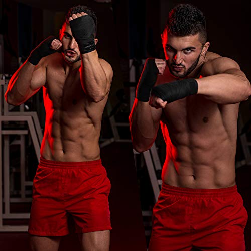 image for Liberlupus 120''/180'' Boxing Hand Wraps for Men & Women, Elastic Hand