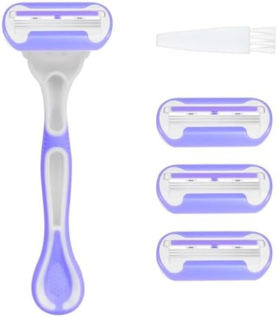 NALACAL Women's Razor, 3 Blade Lady Razor with Upgrade Non-Slip Handle ...