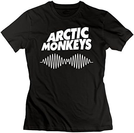 Damilosye Womens Arctic Monkeys Fashion T Shirt Black Small
