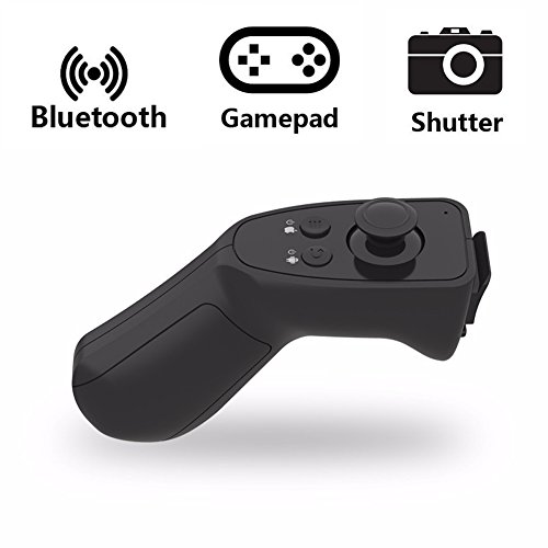 Bluetooth Remote Controller, Hizek Wireless Joystick 3D Glasses Handle Gamepads Mouse for iOS Android Smartphone(Battery Not Included)