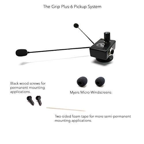 image for The Grip Plus-6 3-Row Diatonic Accordion Pickup with 2 6-inch Flexible
