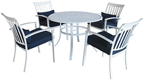 Amazon Com Courtyard Creations 17s0855b 5 Piece Dining Set