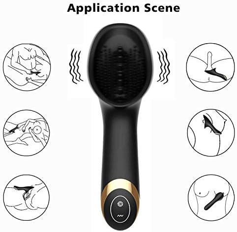 Gawe Byj Waterproof 10 Frequency Vibration Byjd, Tongue Vibrate Toy Oral Tongue Simulator, Multi Toy for Female Massage Stick