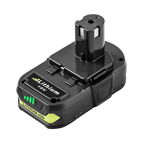 Replace for Ryobi P102 18V Battery Lithium 2500mAh One+ Plus P102 P100 P103 P122 P104 P105 P107 P108 P109 Cordless Tools