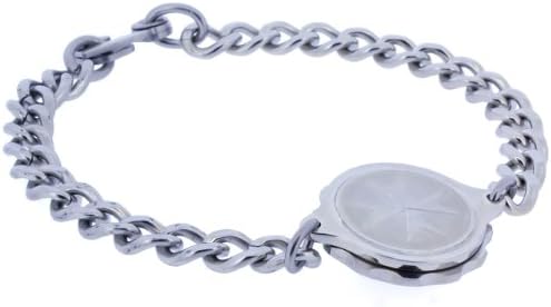Stainless Steel SOS Talisman Bracelet - Ladies St. John/Malta Cross