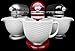 KitchenAid KSMCB5TLW 5-Qt. Tilt-Head Textured Ceramic Bowl - White Chocolate