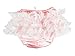 Haian ABDL PVC & Satin Panties Frilly Rumba Pants (Medium, Pink)