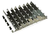 Hongso FB7538 7538 65901 Stainless Steel Flavorizer Bars for Weber Genesis I - IV & 1000-5000, Genesis Platinum I & II, with Side Control Panel, Set of 13 (5 pcs 23-3/8", 8 pcs 15-7/8", 20 GA.)