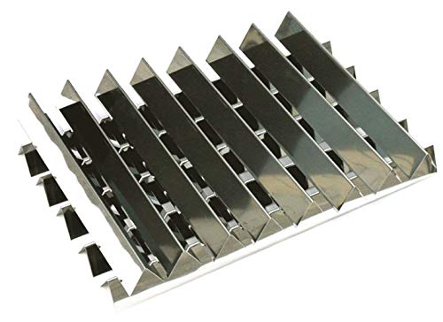Hongso FB7538 7538 65901 Stainless Steel Flavorizer Bars for Weber Genesis I - IV & 1000-5000, Genesis Platinum I & II, with Side Control Panel, Set of 13 (5 pcs 23-3/8", 8 pcs 15-7/8", 20 GA.)