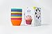 Silicone Cupcake Liners - 24 Pack Baking Cups- EIGHT colors - Reusable & Nonstick Muffin Molds - Cupcake Holders Gift set - Pink Purple Blue Red Green Fun Green Yellow Orange Muffin Cups - FREE E-BOOK WITH 70 RECIPES -Lifetime Guarantee!!!