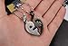 SunnyHouse Titanium Open Your Heart I Love You Key and Lock His & Hers Couple Pendant Necklace