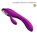 G-Spot Rabbit Dildo Vibrator,Tracy's Dog Silicone Waterproof Rechargeable Clitoris Vagina Stimulator Massager Adult Sex Toys for Women Lesbian Couples