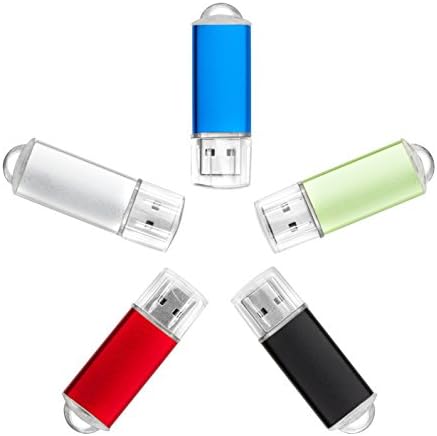 Ufishy 5 PCs 32GB USB 2.0 Colorful Flash Drive, Fashion Splendor, High-end Atmosphere, Memory Stick Thumb Drives with Exquisite Box (5 Pack)