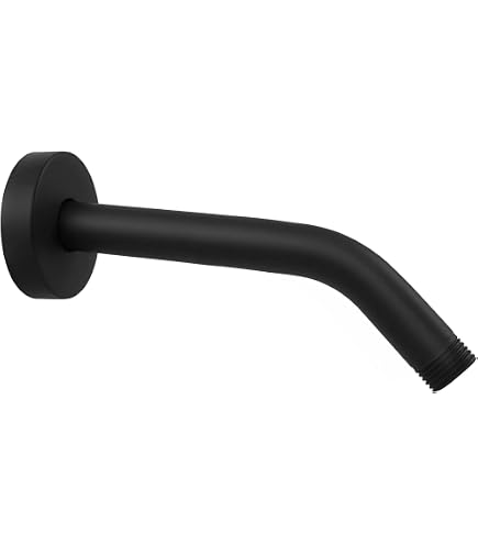 SEABEFORE 8 Inch Shower Arm and Flange Wall Mount Replacement Shower