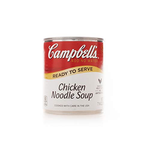 Campbell's Classic Ready to Serve Chicken Noodle Soup, 24Pack, 7.25