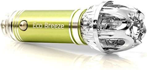 Car Air Purifier, Ionizer, Air cleaner, Ionic air purifier, Car Air Freshener and Order Eliminator | Removers Cigarettes Smoke, Bad Smell and Odors, Kill Harmful Viruses &amp; Bacteria [Green]
