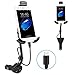 AUOPLUS Gooseneck Car Outlet Mount Cigarette Lighter Phone Holder Charger with Built-in Charging Cord for iPhones