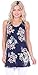 Popana Womens Casual Sleeveless Summer Tunic Tank Top for Leggings Made In USA