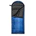 Lucky Bums Youth Muir Sleeping Bag 40°F/5°C with Digital Accessory Pocket and Carry Bag, Blue