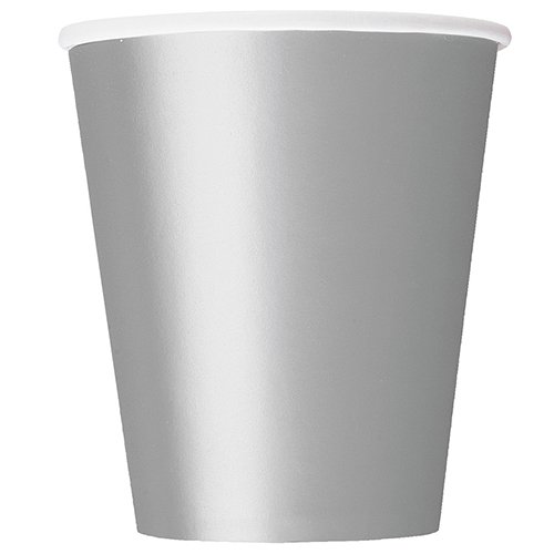 9oz Silver Paper Cups, 14ct