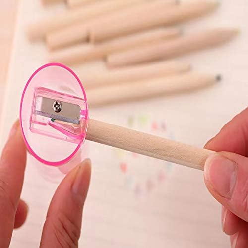 Assorted colored pencils arranged in a wooden drum.