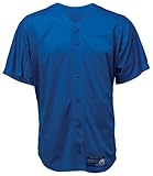 Mizuno Men's Full Button Mesh Short Sleeve Baseball Jersey
